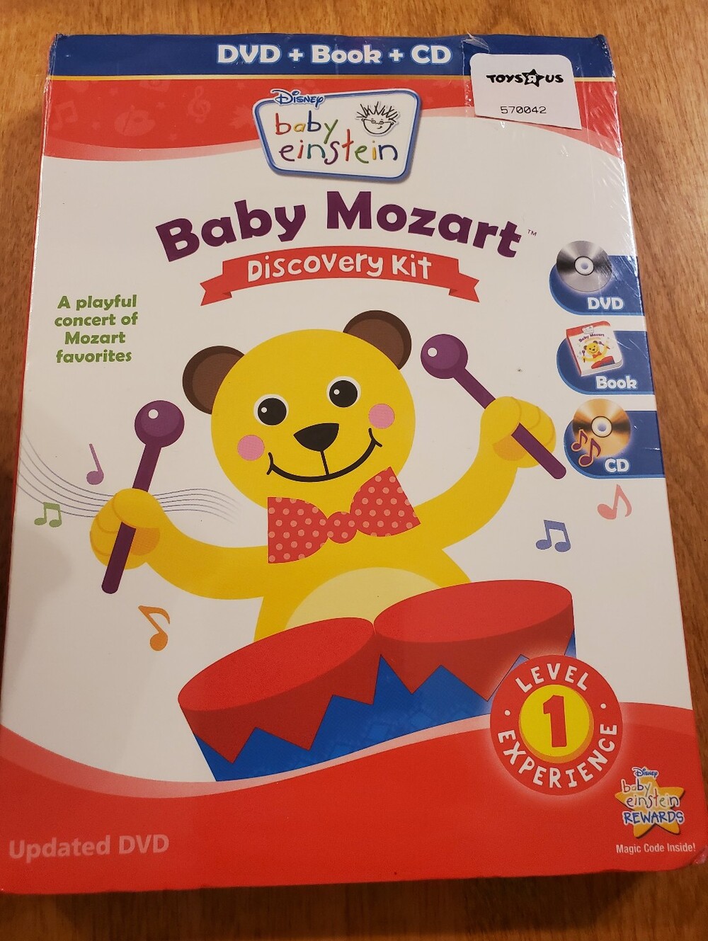 Baby Einstein: Baby Mozart Discovery Kit (DVD Book CD 2010) Sealed